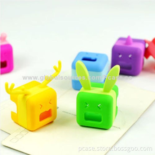 Silicon Cover Case for iPhone USB Adapter, Nice Designs for Decoration